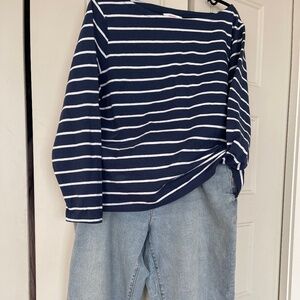 Joe Fresh Striped Top & Jeans - great Casual Outfit